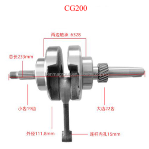 Piezas de repuesto para motor de motocicleta, cigüeñal de cigüeñal para CG200 CG 200 ZS200 LF200, <span class=keywords><strong>200CC</strong></span> - Product Image 2