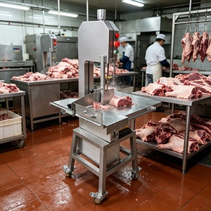 Sierra <span class=keywords><strong>para</strong></span> Huesos Profesional de Sobremesa J350, Sierra de Carnicero, Cortadora de Huesos <span class=keywords><strong>para</strong></span> Pierna de Cerdo y Cordero Congelado - Product Image 1