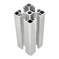 Profilé d'extrusion d'aluminium 4040 4080 industriel personnalisé, usine professionnelle, Section en Aluminium industriel