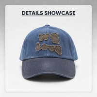Casquette de baseball américaine personnalisée à 6 panneaux, patch brodé, visière incurvée, unisexe, tendance, sportive, streetwear, vente en gros