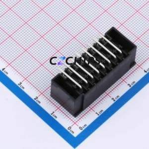 DB2ERHBM-3.5-2*8P-BK Plug-in Terminal Block Bent Lead Through Hole,P=3.5mm Board-to-Board / Socket - Closed Screw Fixing 2x8P - Product Image 2