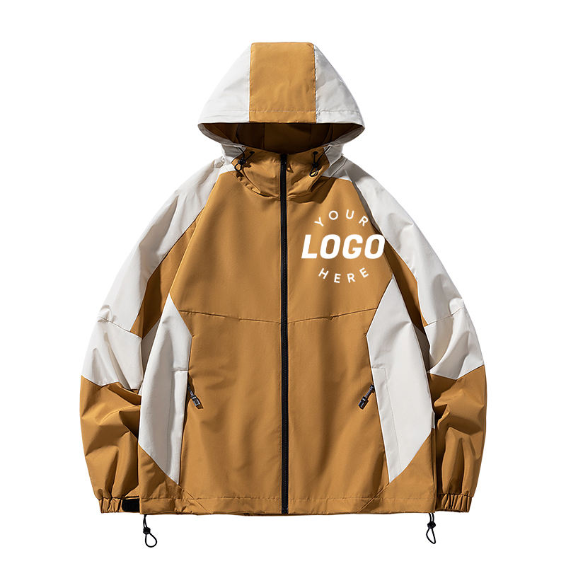 Wholesale Custom Wind Jacket Hooded Waterproof Breathable