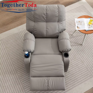 Fauteuil de massage électrique moderne en tissu personnalisé, manuel, pour salon - Product Image 6