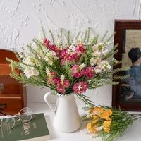 MW77707 Fleurs de marguerites artificielles Feuillage Verdure Faux Plantes Chrysanthème Bouquet de sauge pour la décoration intérieure Décoration murale de cuisine