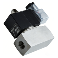 Vanne solénoïde à piston 2/2 voies en acier inoxydable NC SS304 SS316, zéro fuite, pour vapeur et liquides haute température