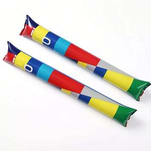 Bâton de supporter gonflable personnalisé en plastique découpé sur mesure 60*10cm avec logo de drapeau de tous les pays, vente en gros, promotionnel pour le sport - Product Image 6