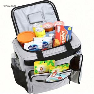 Sac à déjeuner isotherme pour adultes, sac de pique-nique thermique, sac à déjeuner à double compartiment isolé pour adultes - Product Image 6