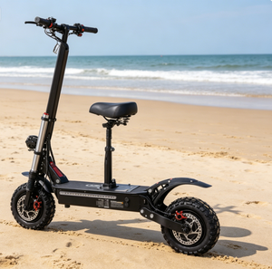 Patinete Eléctrico Plegable con Asiento, Neumático Grueso de 11 Pulgadas, Motor Dual para Adultos, Batería de Litio, 200 kg, 85 km de Autonomía, LYT61 - Product Image 1