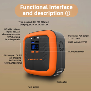 80watts Trạm điện cầm tay ODM trạm năng lượng di động ckd Thiết bị lưu trữ năng lượng skd Máy phát điện di động Bộ dụng cụ Trọng lượng nhẹ - Product Image 3