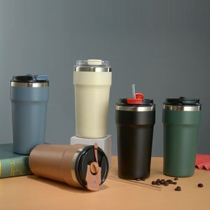Portable Unisex Stainless Steel Vacuum Thermos <b>Mug</b> With Double Wall Leak-Proof Design for Travel Camping & Car Use - Product Image 3