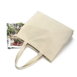 Bolsa de Compras de Algodón Reciclado Natural y Bolsa de Lona Personalizada - Product Image 5