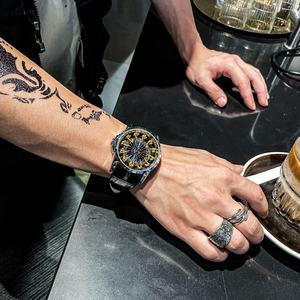 Reloj CILOA Twelve Round Table Knight para Hombre, Esfera Grande con Sentido de Alta Gama, Nuevo Reloj de Cuarzo Impermeable de Alta Calidad 2025 - Product Image 6