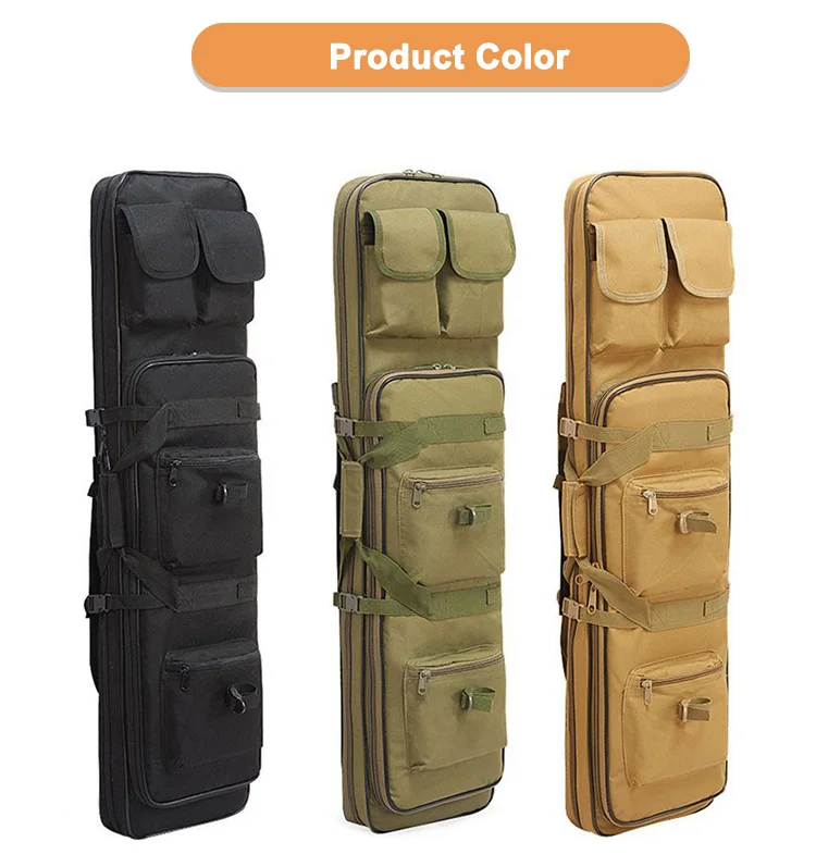 Outdoor gear gun pack, camo one-shoulder square tactical gun pack, outdoor hunting and fishing pack