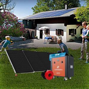 Sistema de Energía Solar Fotovoltaica Personalizado ZXD de 10kwh, Sistema de Energía Solar Doméstica Fuera de la Red de 5kw, 6.2kw, 11kw con Batería, Precio por Placa, <span class=keywords><strong>para</strong></span> Toda la Casa - Product Image 5