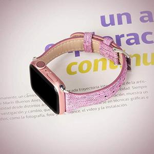 Banda de reloj para <span class=keywords><strong>Apple</strong></span> <span class=keywords><strong>Watch</strong></span> de tejido de lona con <span class=keywords><strong>oro</strong></span> <span class=keywords><strong>rosa</strong></span> <span class=keywords><strong>correa</strong></span> de las mujeres y los hombres Compatible iWatch - Product Image 3