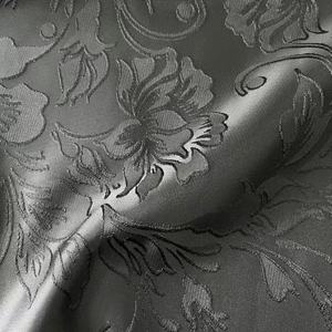 売れ筋 軽量 100% ポリエステル ブロケード ジャカード生地 ドバイ フルブラック 女の子用 アバヤ 衣装 ドレス 刺繍入り - Product Image 1