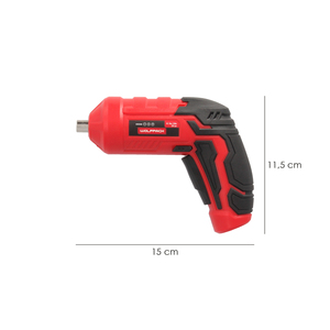 Cacciavite 4V con LED, custodia e 5 punte per cacciavite, batteria ricaricabile USB - Product Image 2