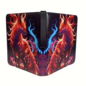 แฟ้มใส่การ์ด MIO 4 ช่อง แบบซิป PU สำหรับการ์ดเกม ยูกิโอ <span class=keywords><strong>MTG</strong></span> PKM TCG - Product Image 6