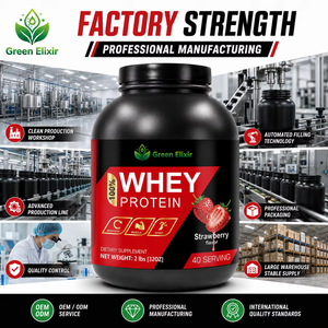 Proteína de Suero de Leche Premium en <span class=keywords><strong>Polvo</strong></span>, Sabor Fresa, 2 lb, Alto Contenido de BCAA, Suplemento de Proteína para la Recuperación Muscular, Proteína en <span class=keywords><strong>Polvo</strong></span> al por Mayor, OEM - Product Image 5