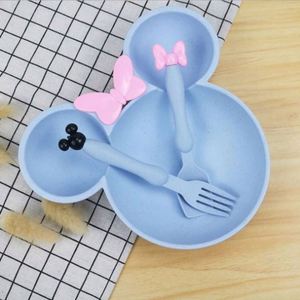 Juego de Vajilla Infantil Ecológico Mairun de EE. UU., Platos Divididos Biodegradables Reutilizables con Diseño Espacial Negro, para Bebés, 100 Piezas - Product Image 2