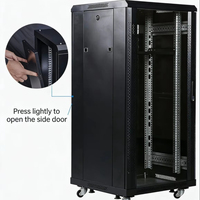 Armoire serveur sur pied de 19 pouces, 1240*600*800 mm, profondeur 1,2 m, en acier laminé à froid SPCC, pour centre de données et réseau.