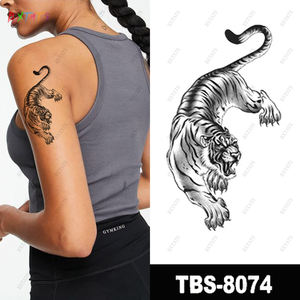 Pegatinas <span class=keywords><strong>de</strong></span> <span class=keywords><strong>tatuaje</strong></span> temporal <span class=keywords><strong>para</strong></span> hombres <span class=keywords><strong>de</strong></span> nuevo estilo, diseño <span class=keywords><strong>de</strong></span> animales no tóxicos, brazo, pierna, <span class=keywords><strong>hombro</strong></span>, transferencia <span class=keywords><strong>de</strong></span> agua, Material <span class=keywords><strong>de</strong></span> papel TBS - Product Image 6