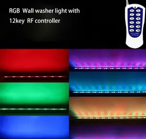 Hot Sale 9w 12w 18w 36w 72w LED Wall Washer Lamps Waterproof Outdoor Flood Light Blue Green Red White RGB Landscape Light