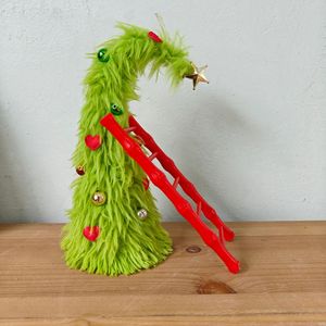 Nouvelle Tendance : Mini Sapin de Noël Flexible avec Lumières LED, Ornement de Table en Peluche Grinch, Fonctionnant sur Piles, Écologique pour la Maison - Product Image 5
