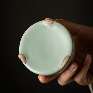 Tianqing Ru Kiln <b>Tea</b> Strainer Porcelain Round Kung Fu <b>Tea</b> <b>Set</b> Accessory Without Lid Afternoon <b>Tea</b> Use - Product Image 3