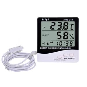288B-<span class=keywords><strong>CTH</strong></span> Grand ÉCRAN LCD Intérieur Extérieur Thermomètre Hygromètre Numérique - Product Image 5