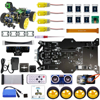 Voiture robotique Raspbot AI Vision avec caméra FPV conçue pour les débutants en IA pour apprendre la conception IA avec Raspberry Pi 5