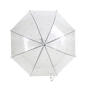 Venta al por mayor recto 23 "* 8 costillas barato claro cúpula jaula burbuja paraguas para la venta - Product Image 6