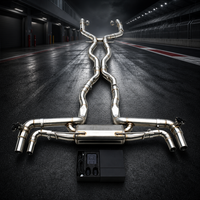 Accessoires de voiture, tuyau d'échappement en acier inoxydable 304 de style B pour Mercedes Benz Classe G AMG G63 W464 Kit carrosserie AMG G500 G550 2019y+