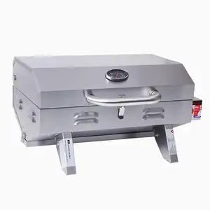 Dmd Hyxion — Barbecue en métal, grilles Portable, Double brûleur à gaz, pour l'extérieur, HGG2012U