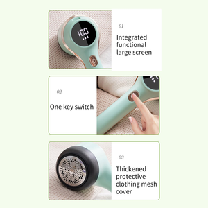 Anti-bouloches rechargeable numérique LED pour vêtements, peluches et pulls - Product Image 2