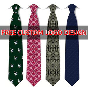 Corbata Casual de Seda para Hombre con Estampado Animal, Tejido Jacquard Ecológico, Regalo Personalizable para Todas las Ocasiones y Temporadas - Product Image 5