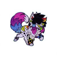 Broche en métal émaillé personnalisée, personnage d'animal de dessin animé pour vêtements, collection de cadeaux