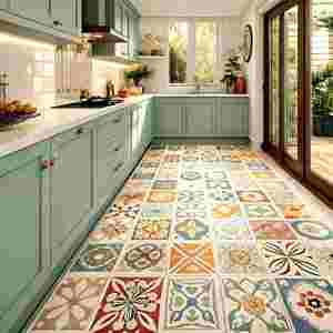 BALOM Armoires de cuisine en bois de style polyvalent personnalisées avec plan de travail en pierre frittée, durables, directement de l'usine - Product Image 3