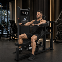 Máquina Profesional de Gimnasio Comercial para Ejercicios de Fondo de Brazo (Low Row), Máquina de Entrenamiento de Musculación, Pila de Pesas de Acero de 80 KG