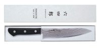 Japans roestvrijstalen ROKUSHIRO Santoku-mes, met traditionele techniek