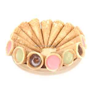 Çikolata üreticisi özel kişisel etiket çikolata sos dolu dondurma koni çikolatalı kore aperatifler - Product Image 4