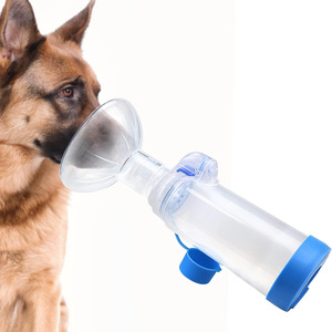 <span class=keywords><strong>Chambre</strong></span> <span class=keywords><strong>d</strong></span>'<span class=keywords><strong>inhalation</strong></span> pour animaux de compagnie, espaceur pour inhalateur pour chat ou chien, espaceur portable avec indicateur de respiration exclusif - Product Image 1