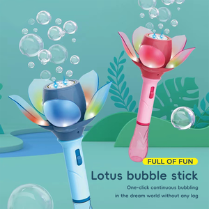 2026 ピストーラ・ブルハス フラワーハンドヘルド電動バブルブローマシン 1分間に10000個以上の泡を生成 バッテリー付き電動バブルワンド - Product Image 2