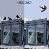 Piques anti-oiseaux en acier inoxydable 304 pour extérieur, dissuasion des mouettes et des pigeons, lutte antiparasitaire