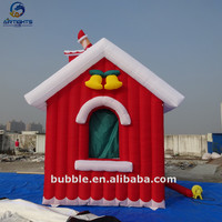Maison de noël gonflable en usine, pour décoration,