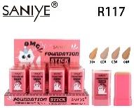 Corrector en barra Saniye Foundation para todo tipo de piel, maquillaje femenino, corrector facial R117 - Product Image 1