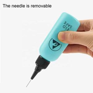 IParts 60ML ESD Dispensador Plástico Solvente Aguja Botella Sellado Duradero y <span class=keywords><strong>Fuerte</strong></span> para Eliminación de Pegamento Líquido Flux Colofonia Botella - Product Image 4