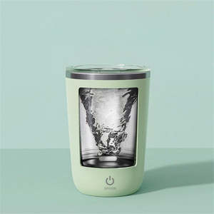 Taza Autoagitadora Automática de 350 ml, Taza Magnética Recargable de Acero Inoxidable 304, Vaso Mezclador de Leche, Mezclador Inteligente, Botella Tornado para Agua - Product Image 1