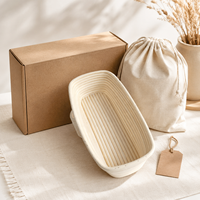 Panier à levain OEM : Fournisseur de paniers ronds et ovales avec emballage personnalisé pour les acheteurs en gros et les marques privées