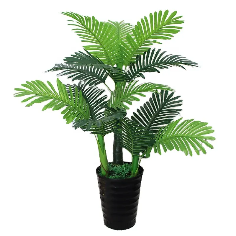 Areca Palm Tree Tropical Artificial Green Plants For Home Office Patio Living Room Decoration